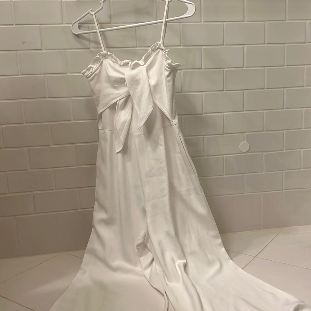 Mi Ami white jumpsuit